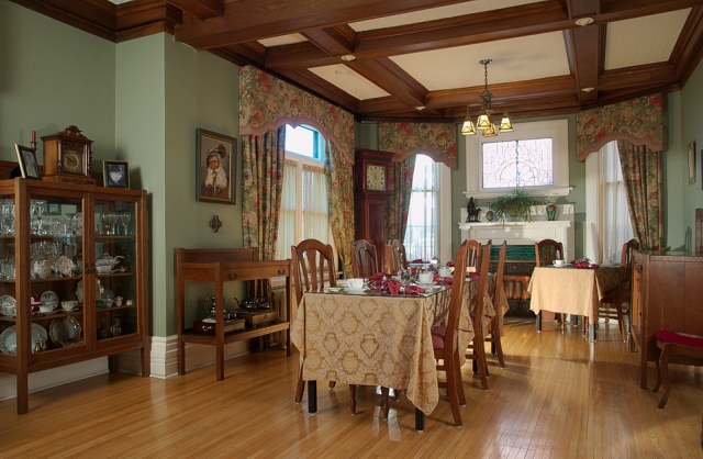 Dining Room set for gourmet breakfast
